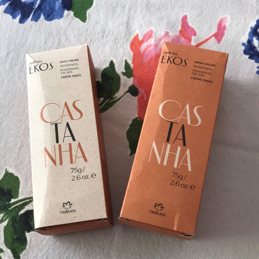 Castanha hand and foot cream duo